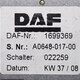 Переключатель подрулевой б/у для DAF DAF - 2